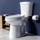 21 Inch Tall Toilets Elongated Toilet Extra High Toilets for Seniors Toilets for Bathrooms Comfort Height Elongated Toilet for Elderly, Two-Piece Dual Flush 1.1/1.6 GPF 12” Rough In