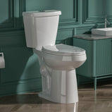 21 Inch Tall Toilets Elongated Toilet Extra High Toilets for Seniors Toilets for Bathrooms Comfort Height Elongated Toilet for Elderly, Two-Piece Dual Flush 1.1/1.6 GPF 12” Rough In - Miuara LLC