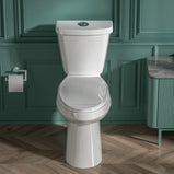 21 Inch Tall Toilets Elongated Toilet Extra High Toilets for Seniors Toilets for Bathrooms Comfort Height Elongated Toilet for Elderly, Two-Piece Dual Flush 1.1/1.6 GPF 12” Rough In - Miuara LLC