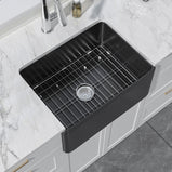 Miuara Farmhouse Sink Farm Sink Undermount Farmhouse Kitchen Sink Fireclay Sink Apron Sink - Miuara LLC